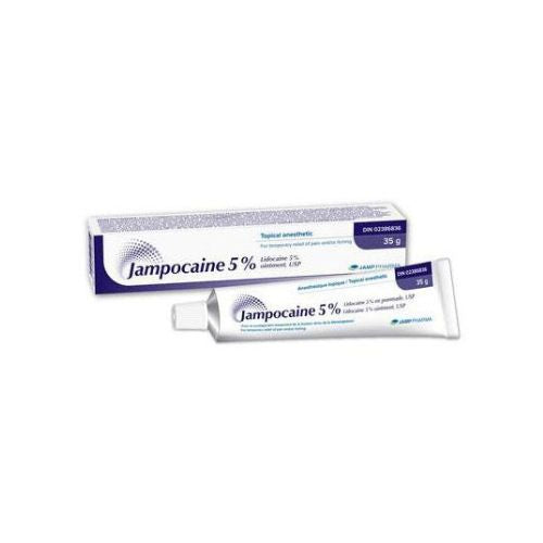 Buy Jampocain (Lidocaine 5% Ointment ) for Pain and Itch Relief. Ideal for Minor Burns, Cuts.
